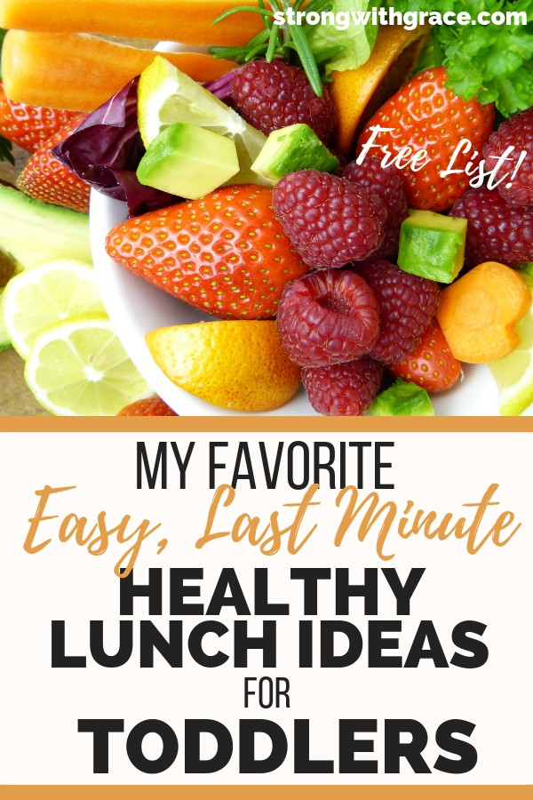 Healthy Lunch Ideas For Toddlers