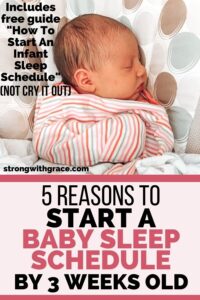 How to start an infant sleep schedule