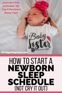 How to start an infant sleep schedule