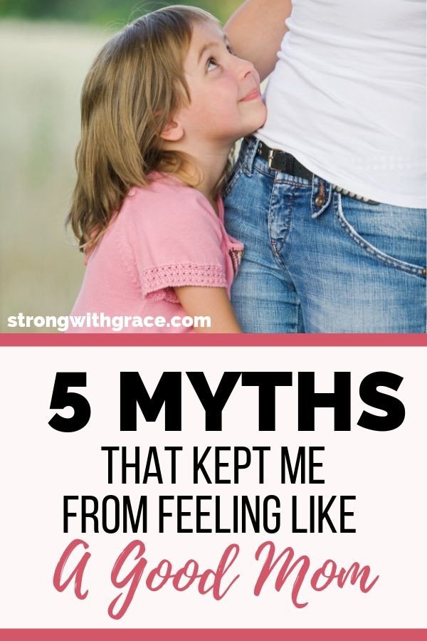 daughter smiling at her mom | a good mother | myths that discouraged me as a mom