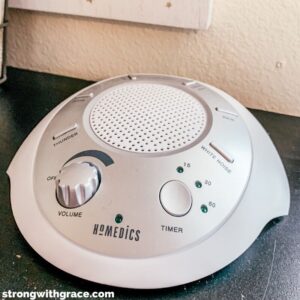 white noise machine for registry