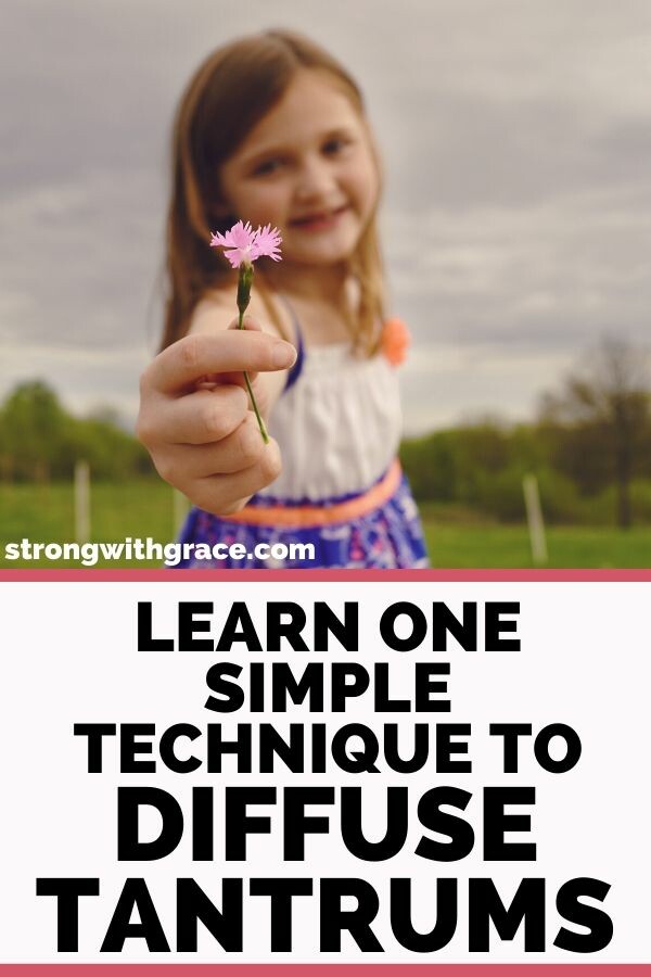 Don't Miss This One Simple Technique To Diffuse Tantrums