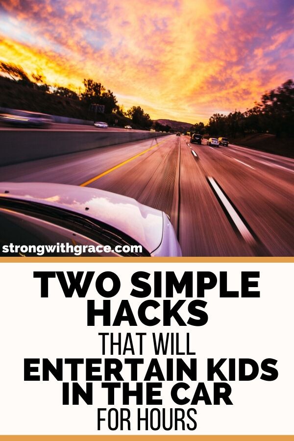 Two Simple Hacks That Will Entertain Kids In The Car For Hours
