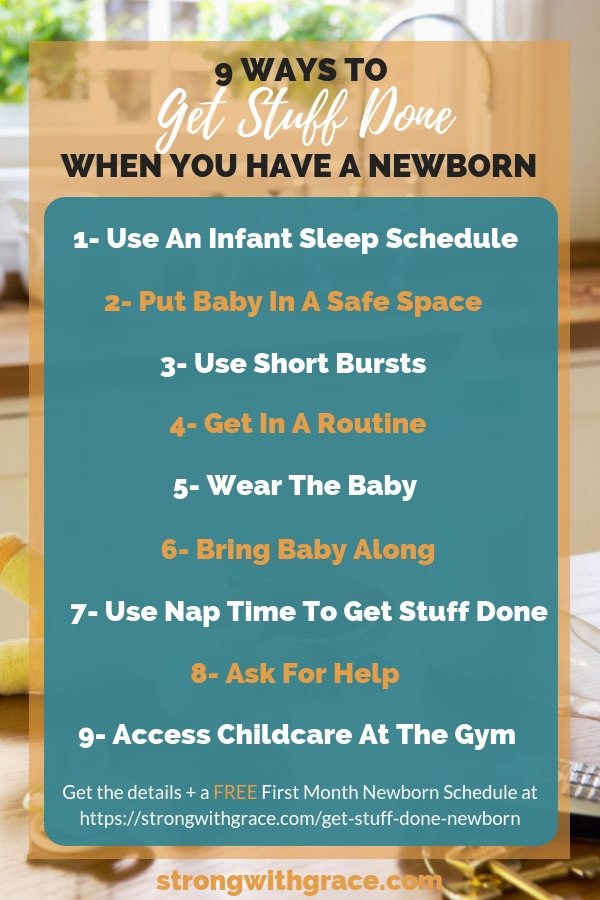 9 Ways To Be Insanely Productive When You Have A Newborn At Home