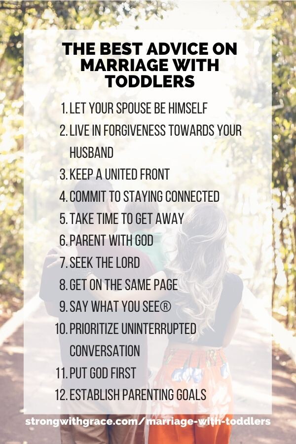 Marriage With Toddlers Tips List