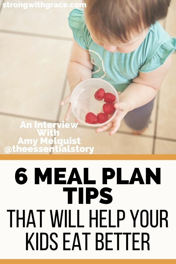 meal planning tips for kids